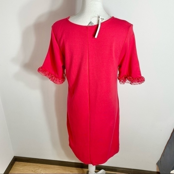 Asos Pink Lace Trim Dress NWT 10 Women’s Sheath - Picture 5 of 9